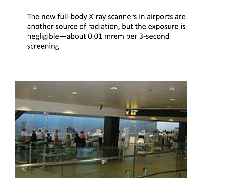 the new full body x ray scanners in airports