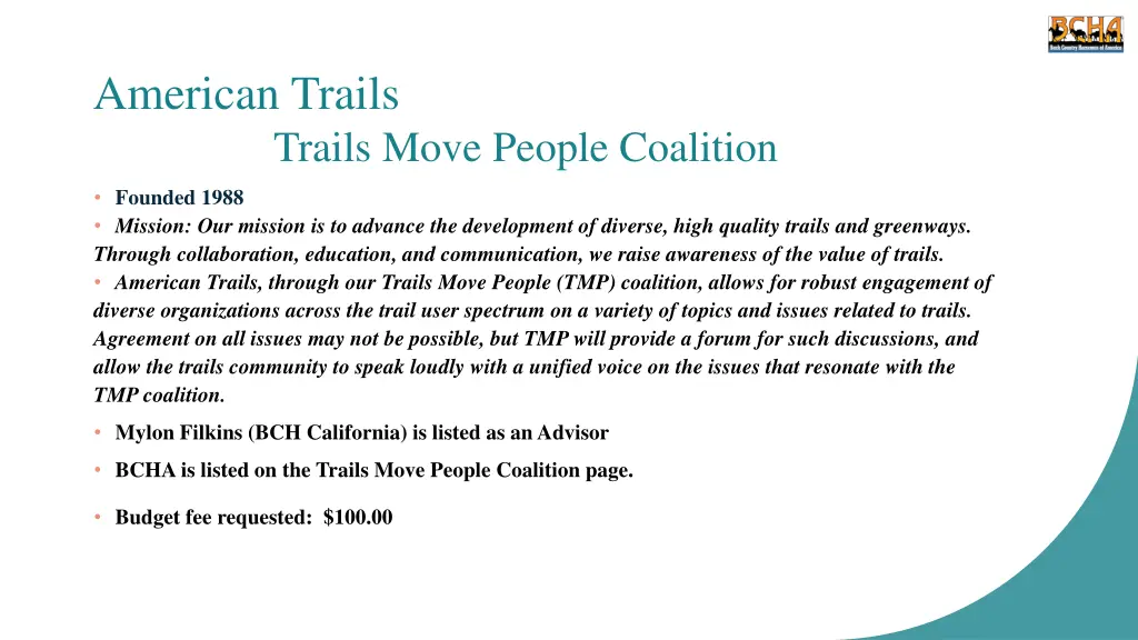 american trails trails move people coalition