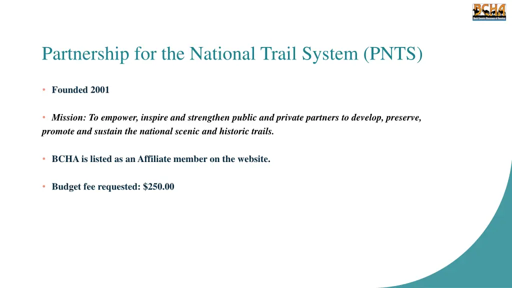 partnership for the national trail system pnts