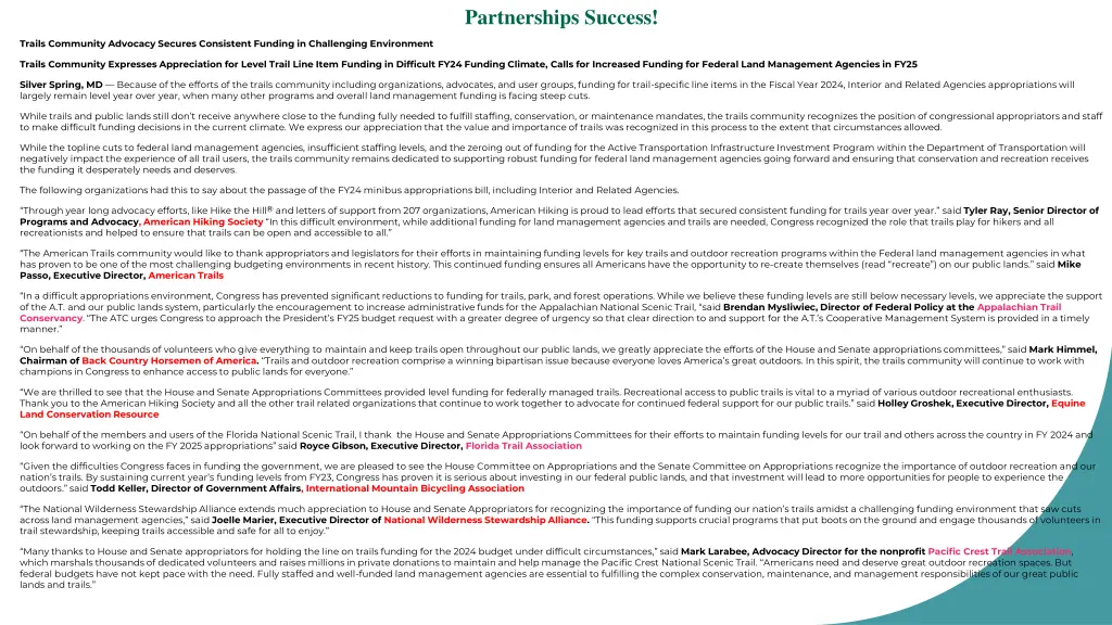 partnerships success