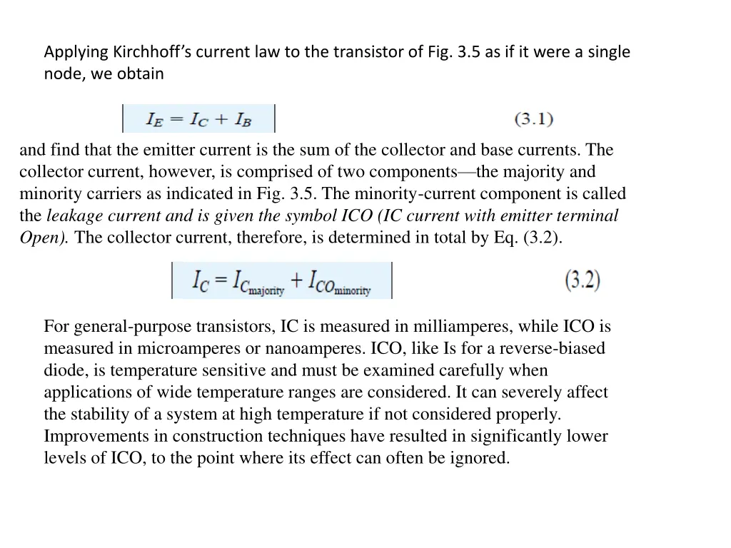 applying kirchhoff s current