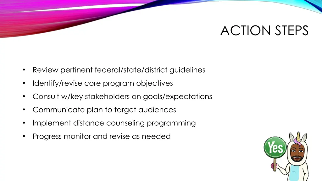 action steps