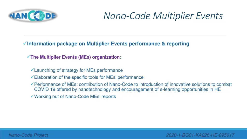 nano code multiplier events 4