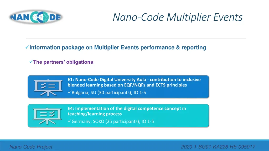 nano code multiplier events 5