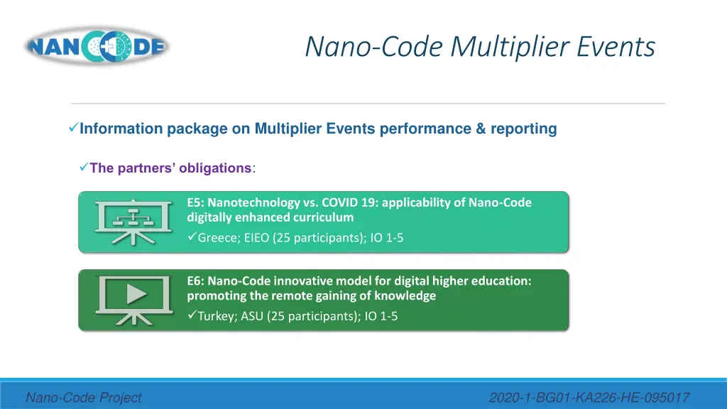 nano code multiplier events 6