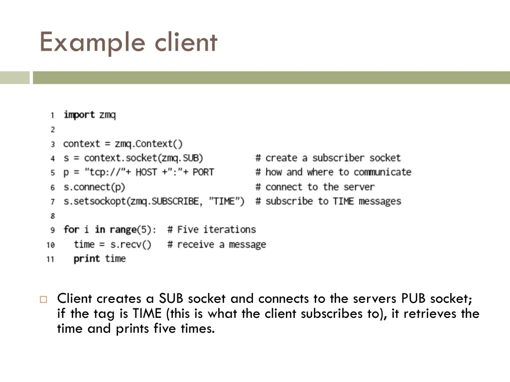 example client 1