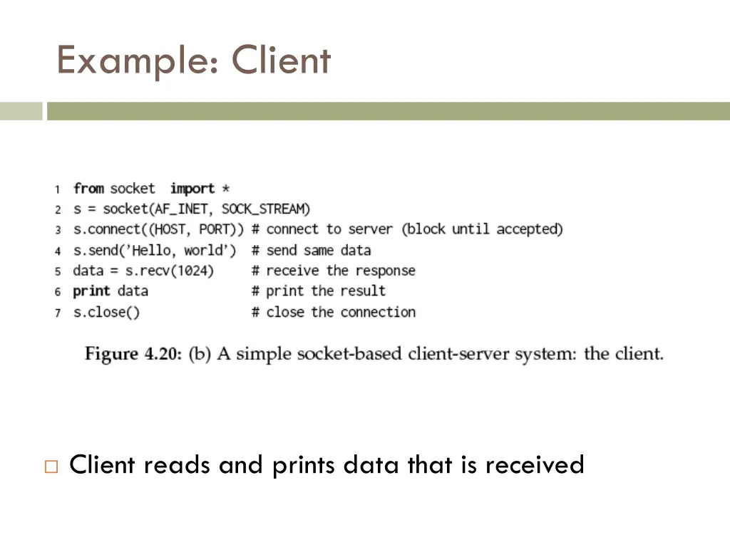 example client