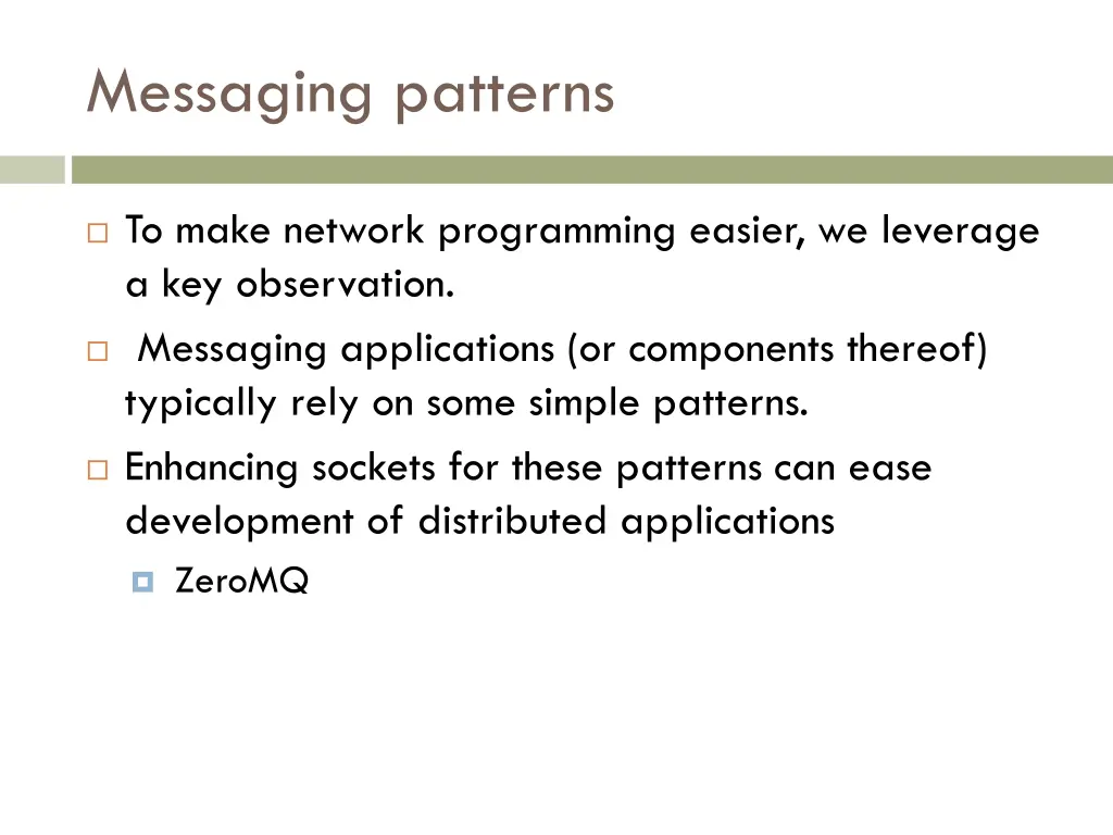messaging patterns