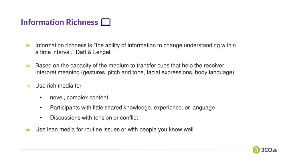 information richness