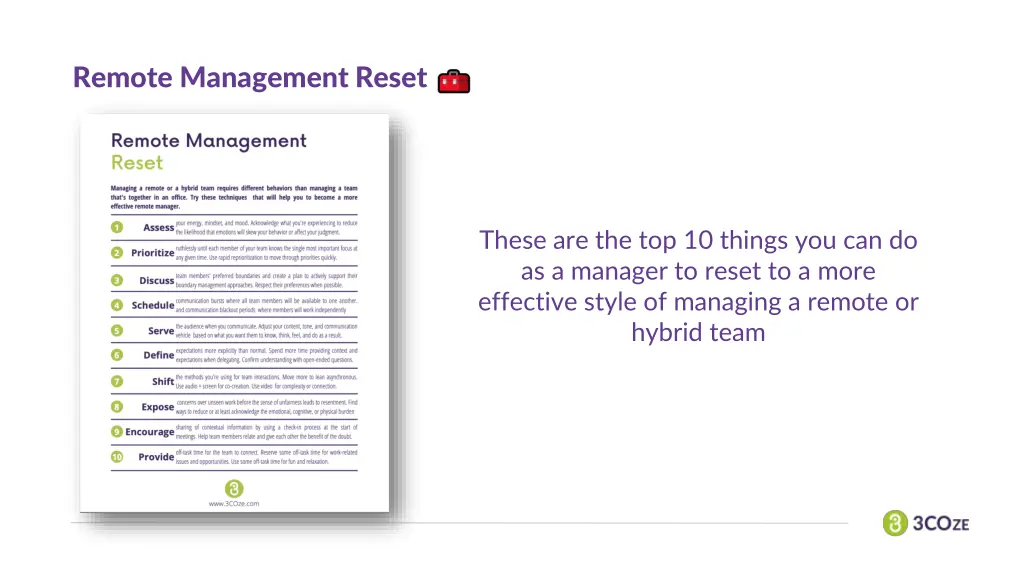 remote management reset