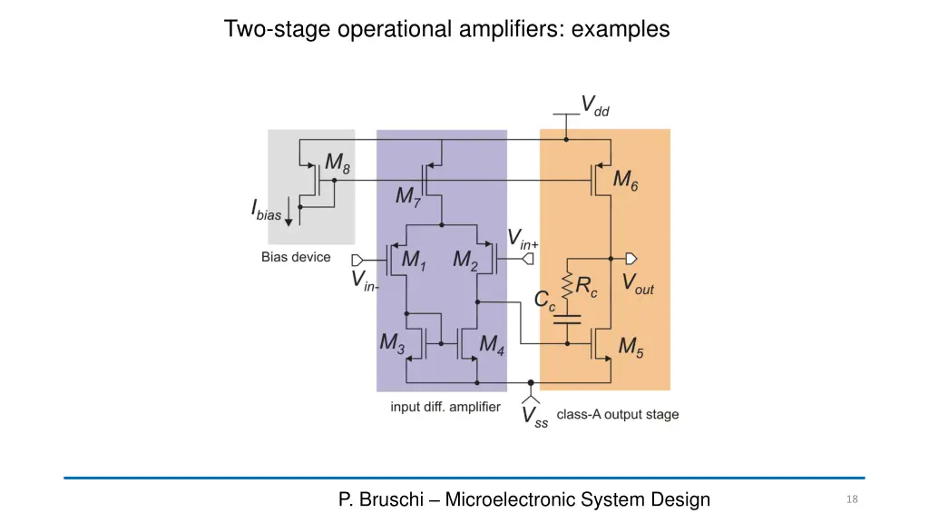 two stage operational amplifiers examples