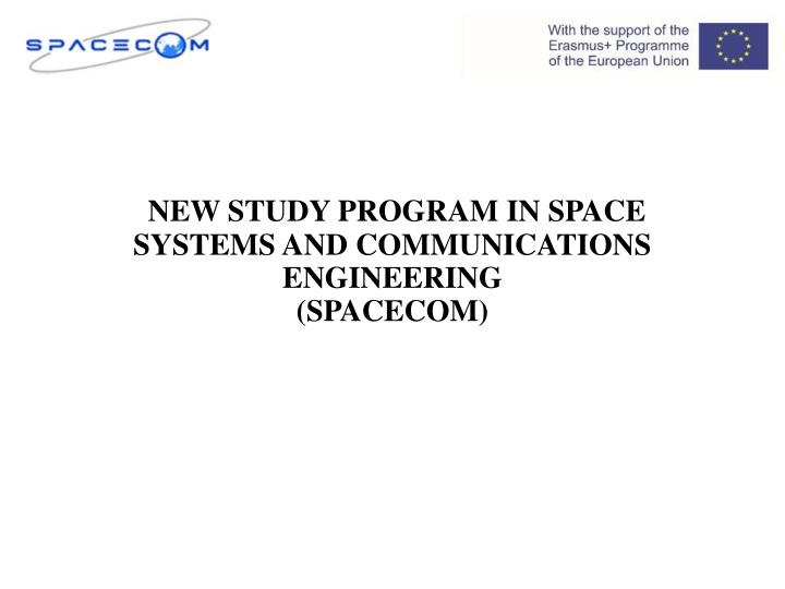 new study program in space systems
