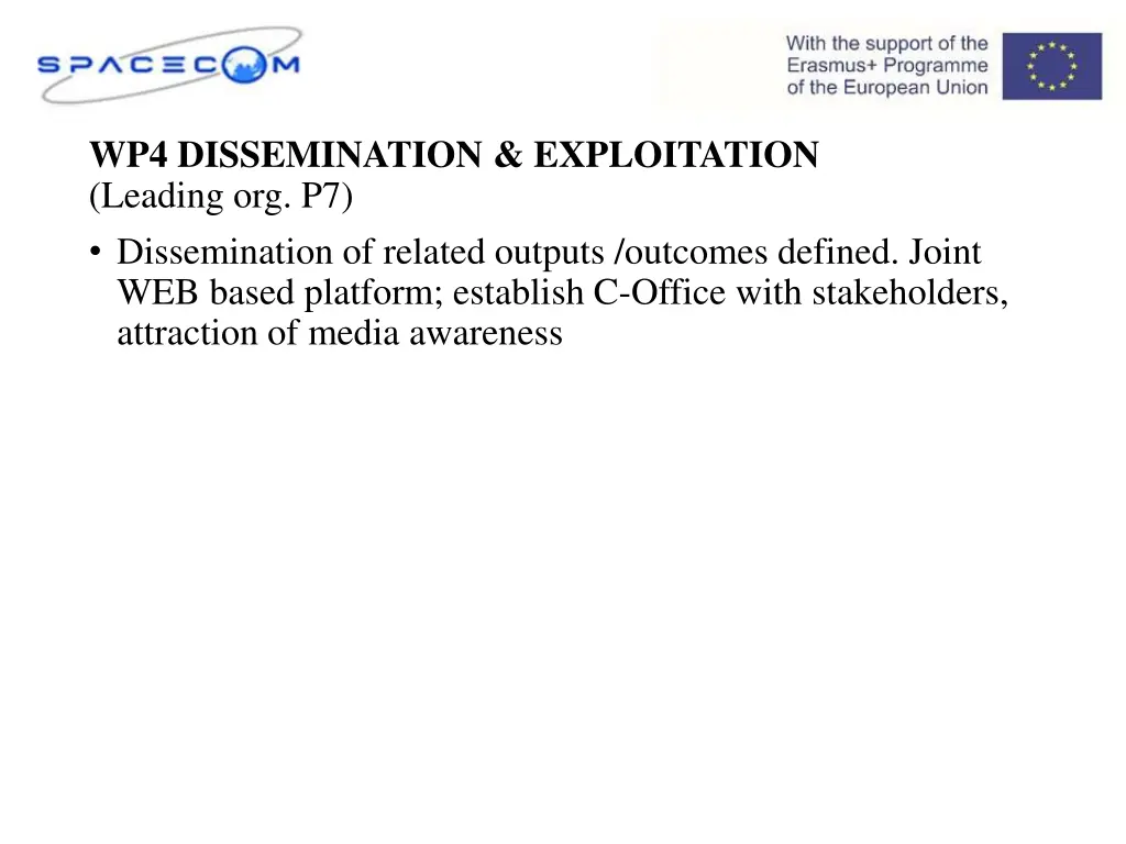 wp4 dissemination exploitation leading