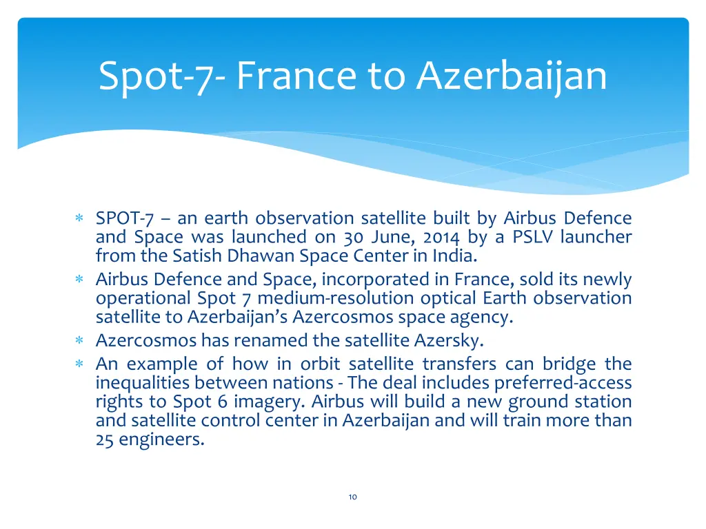 spot 7 france to azerbaijan