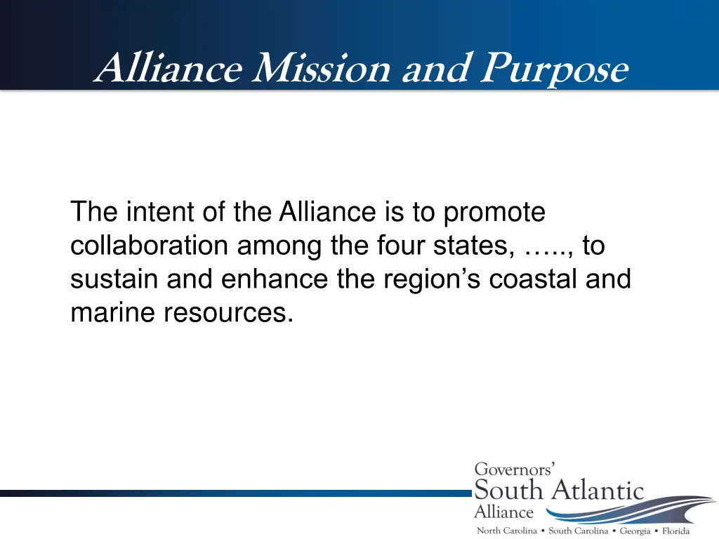alliance mission and purpose