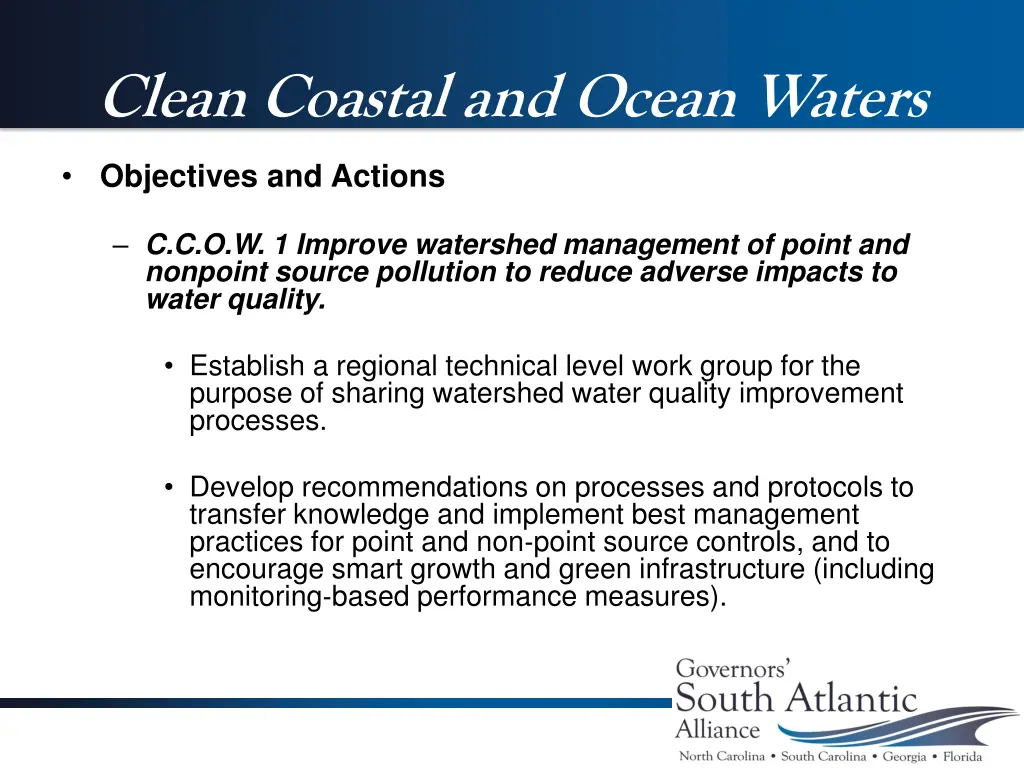 clean coastal and ocean waters 1