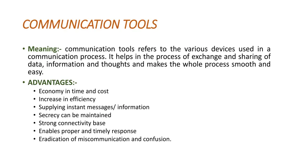 communication tools communication tools