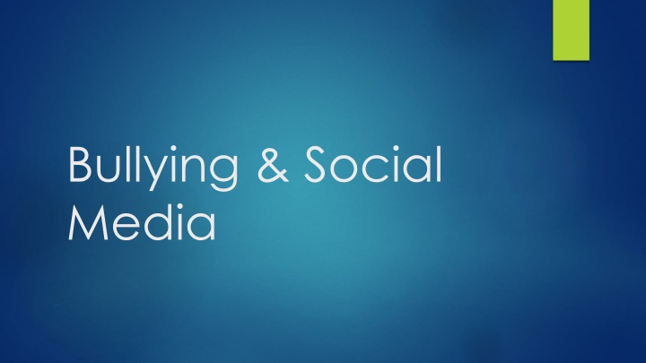 bullying social media