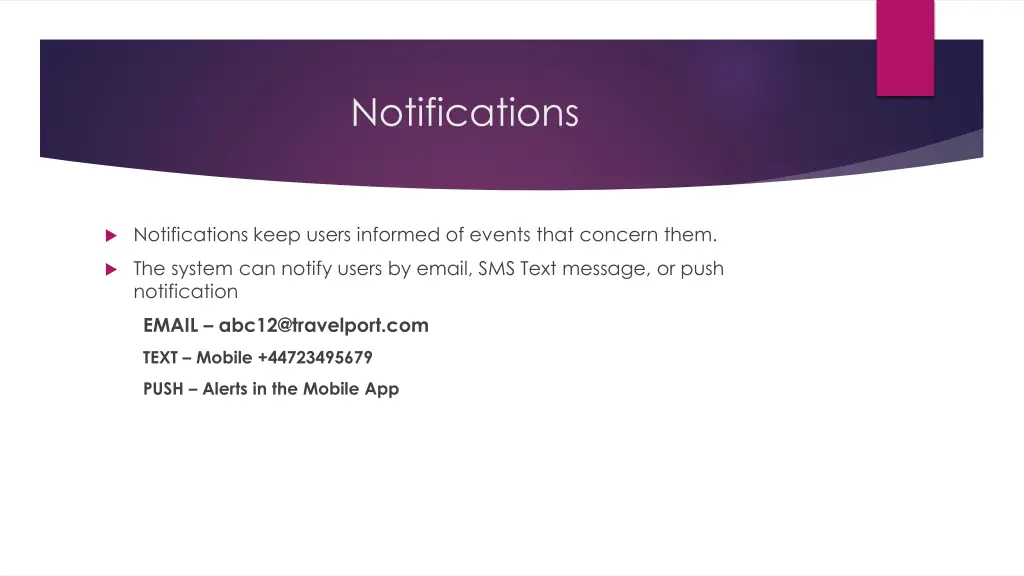 notifications