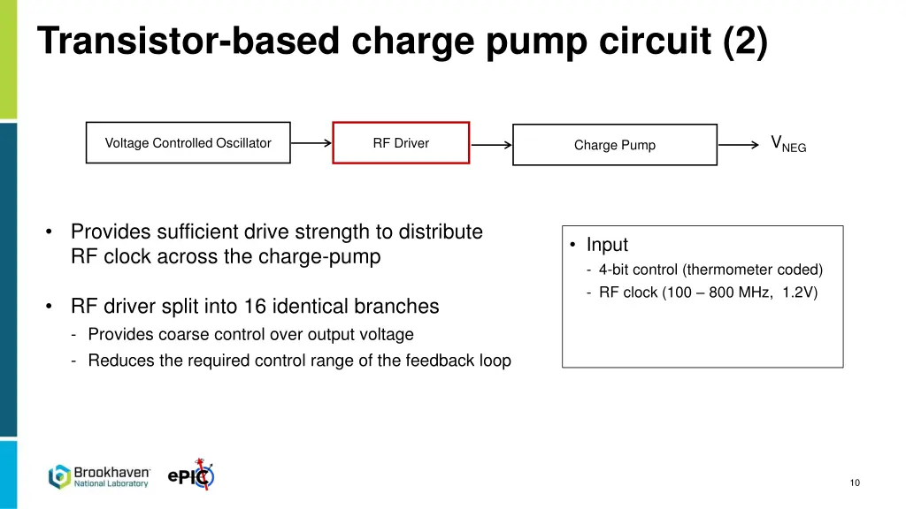 transistor based charge pump circuit 2 1