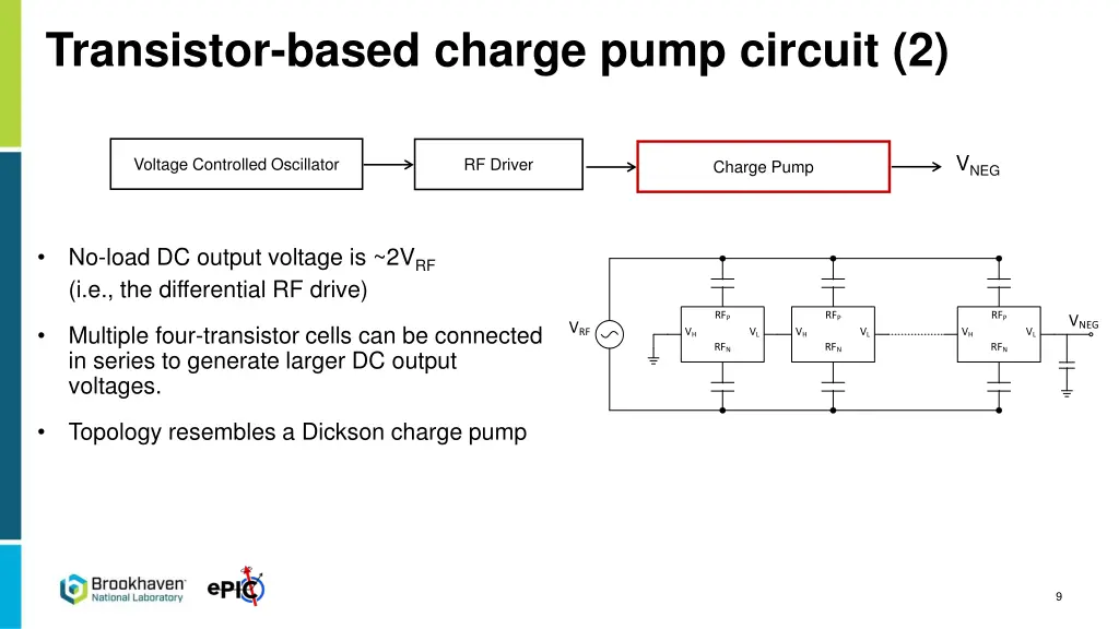 transistor based charge pump circuit 2