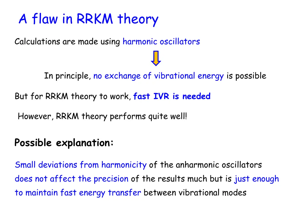 a flaw in rrkm theory