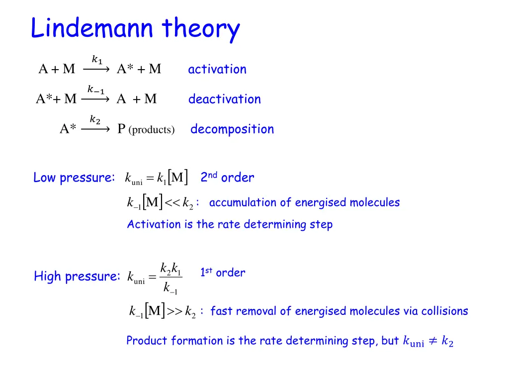 lindemann theory 1