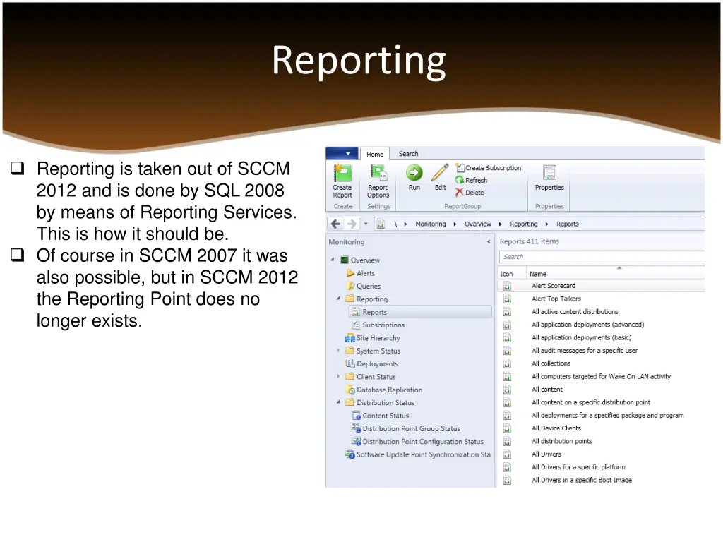 reporting
