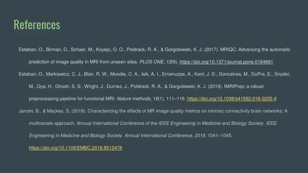 references