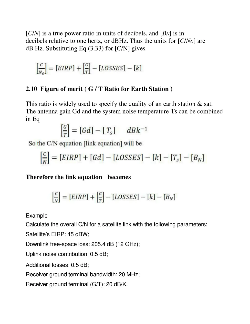c n is a true power ratio in units of decibels