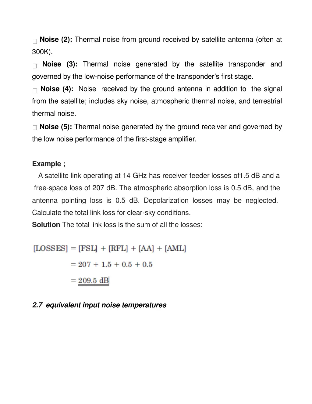 noise 2 thermal noise from ground received