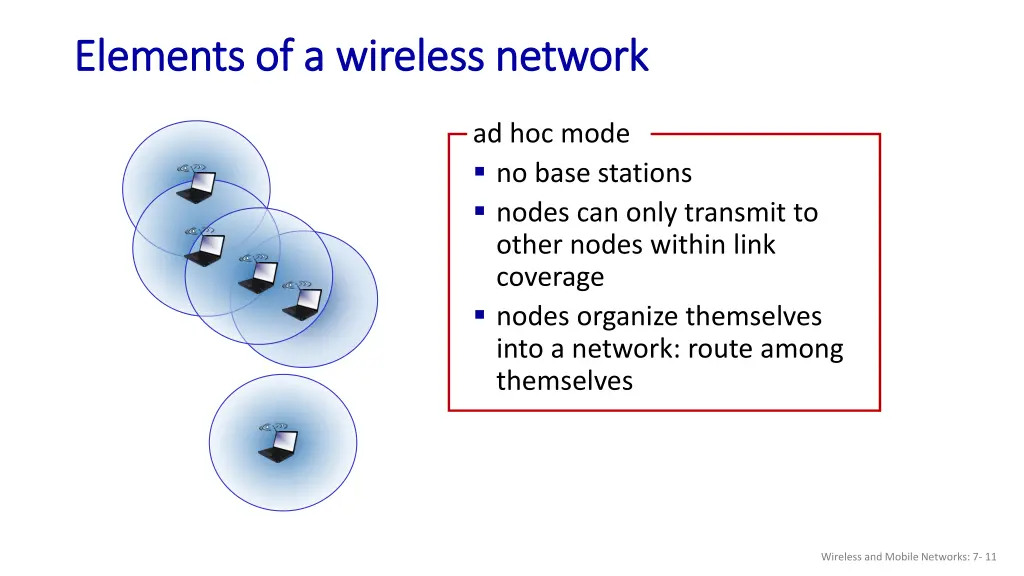 elements of a wireless network elements 5