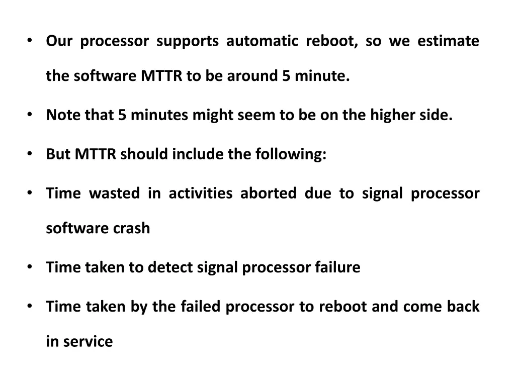 our processor supports automatic reboot