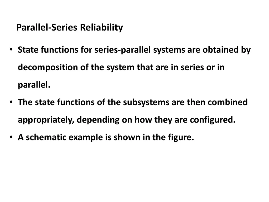 parallel series reliability