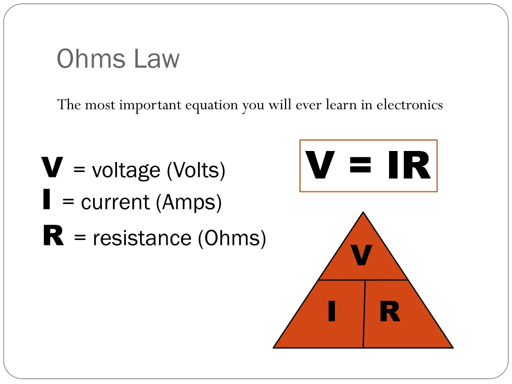 ohms law