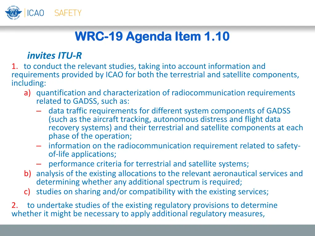 wrc wrc 19 agenda item 1 10 19 agenda item 1 10