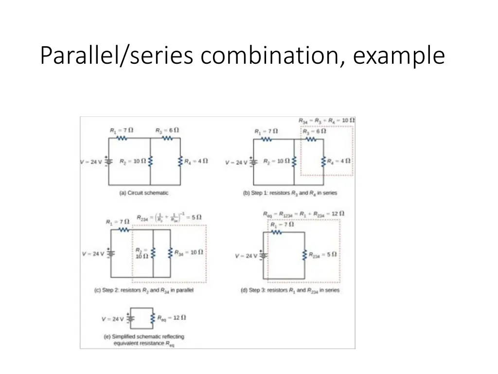 parallel series combination example