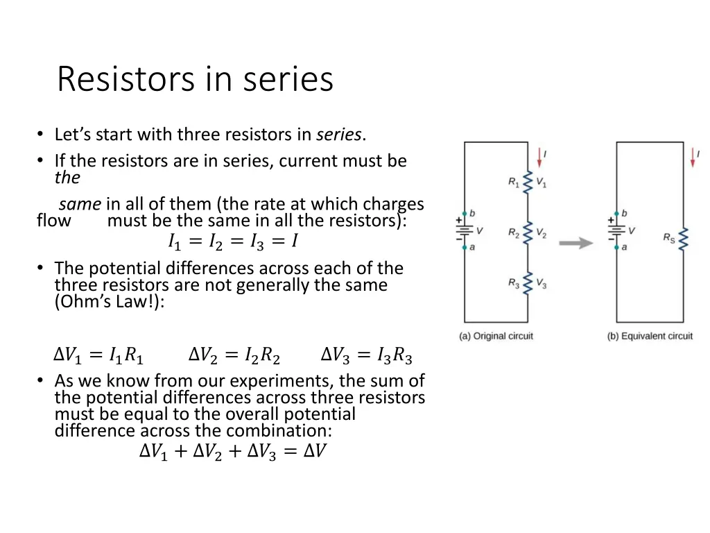 resistors in series