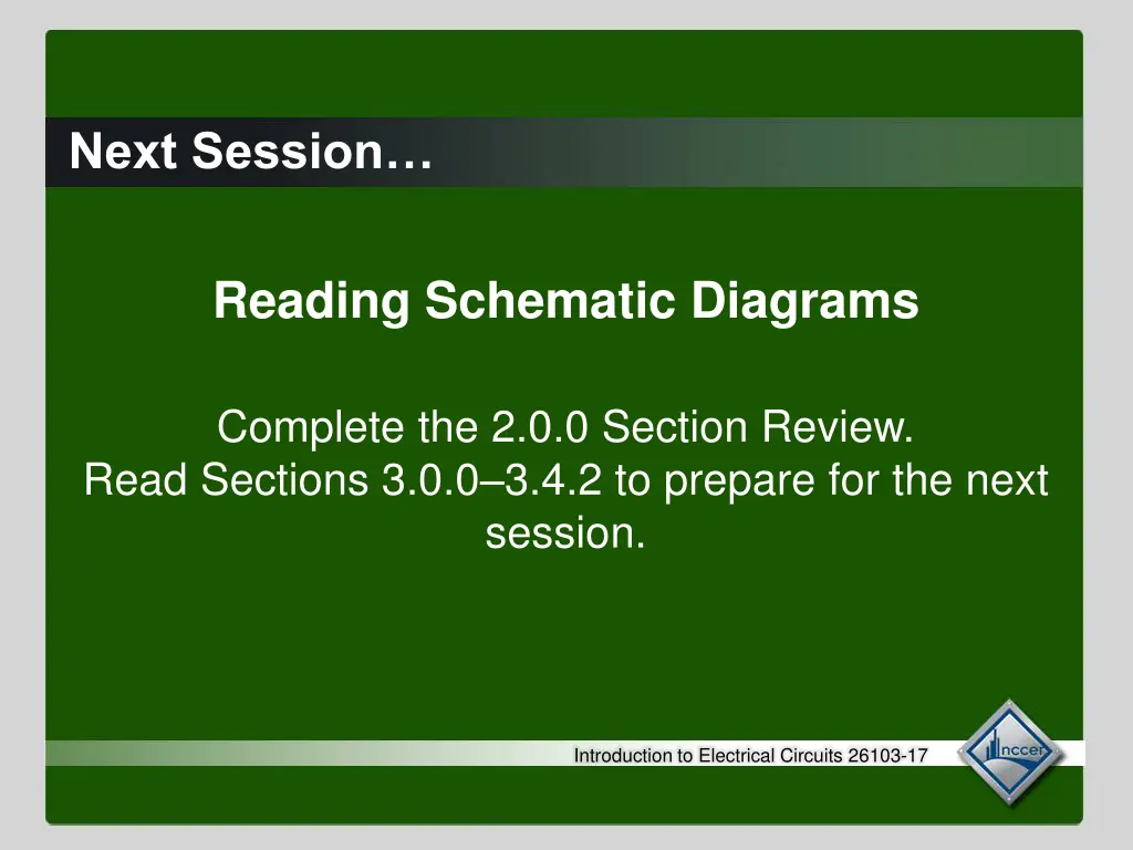 next session