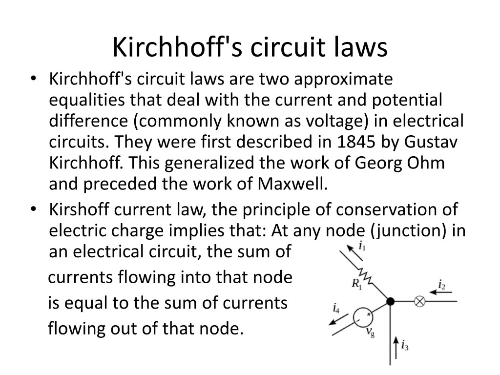 kirchhoff s circuit laws kirchhoff s circuit laws