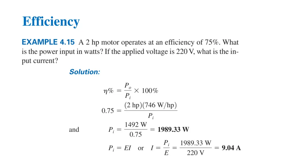 efficiency 1