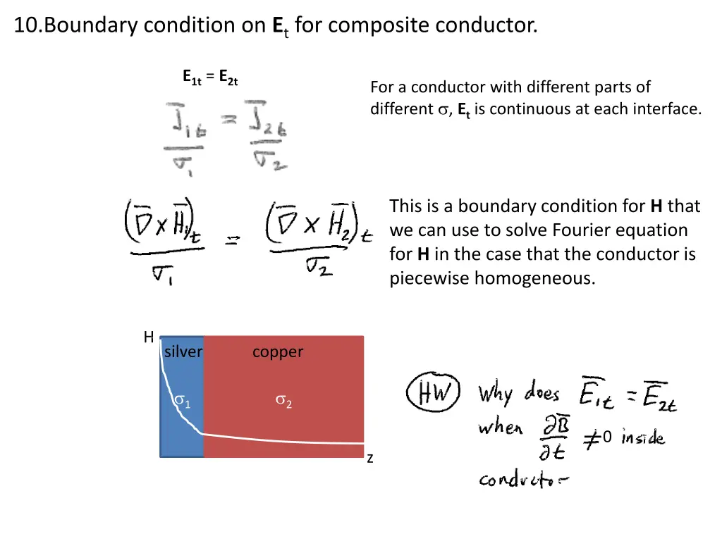 10 boundary condition on e t for composite