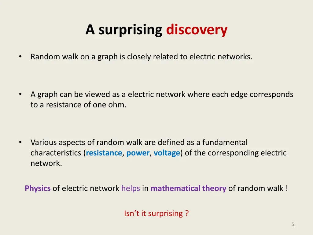 a surprising discovery