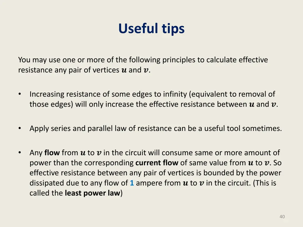 useful tips