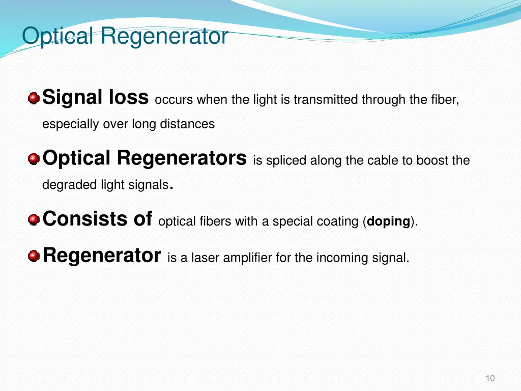 optical regenerator