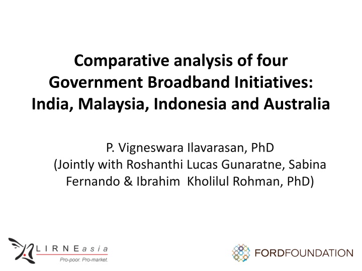 comparative analysis of four government broadband