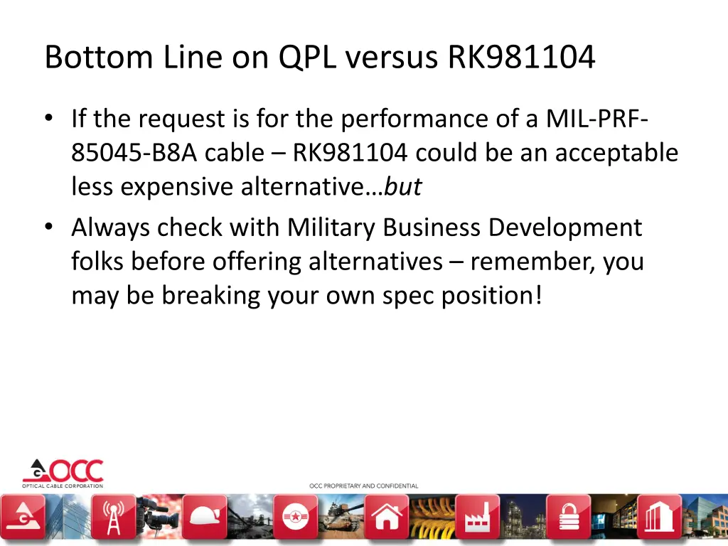 bottom line on qpl versus rk981104