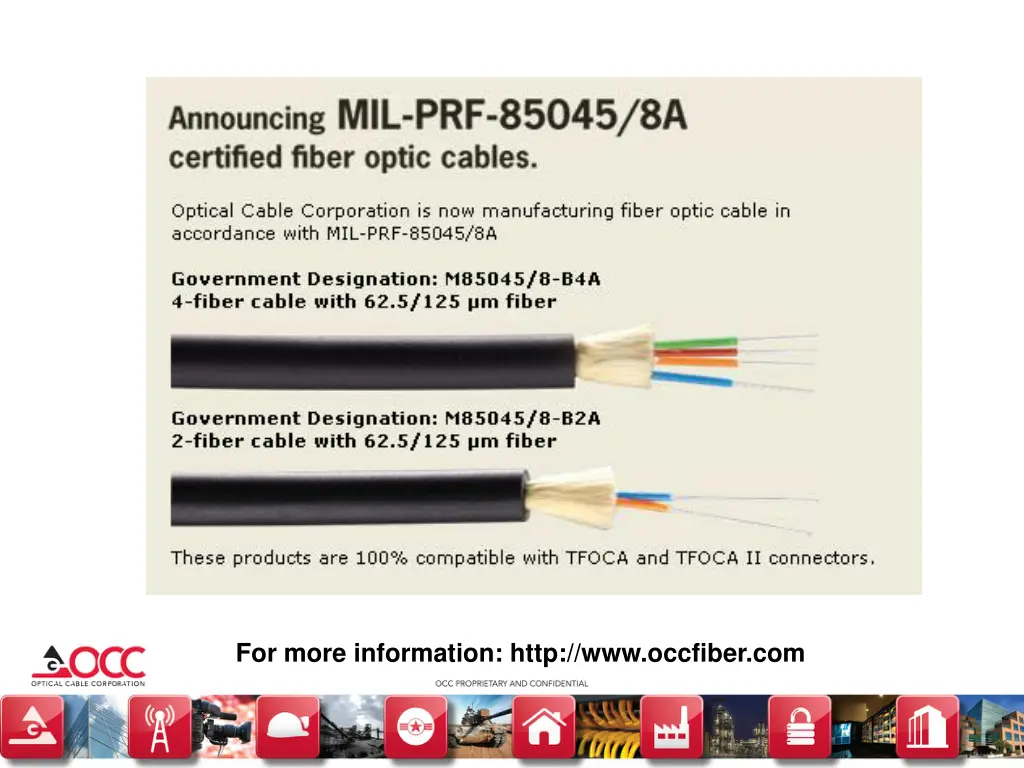 for more information http www occfiber com