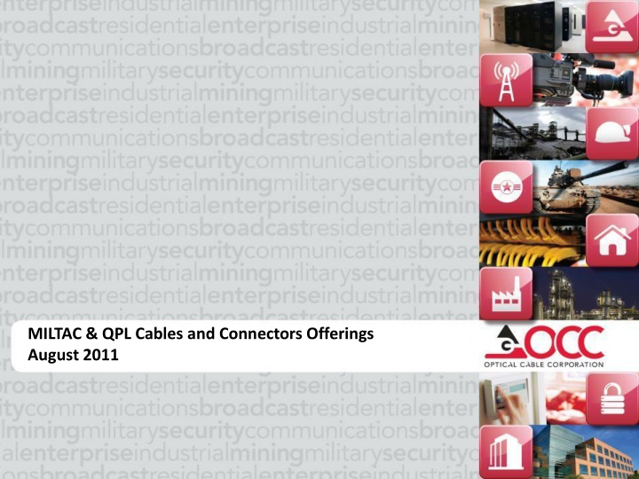 miltac qpl cables and connectors offerings