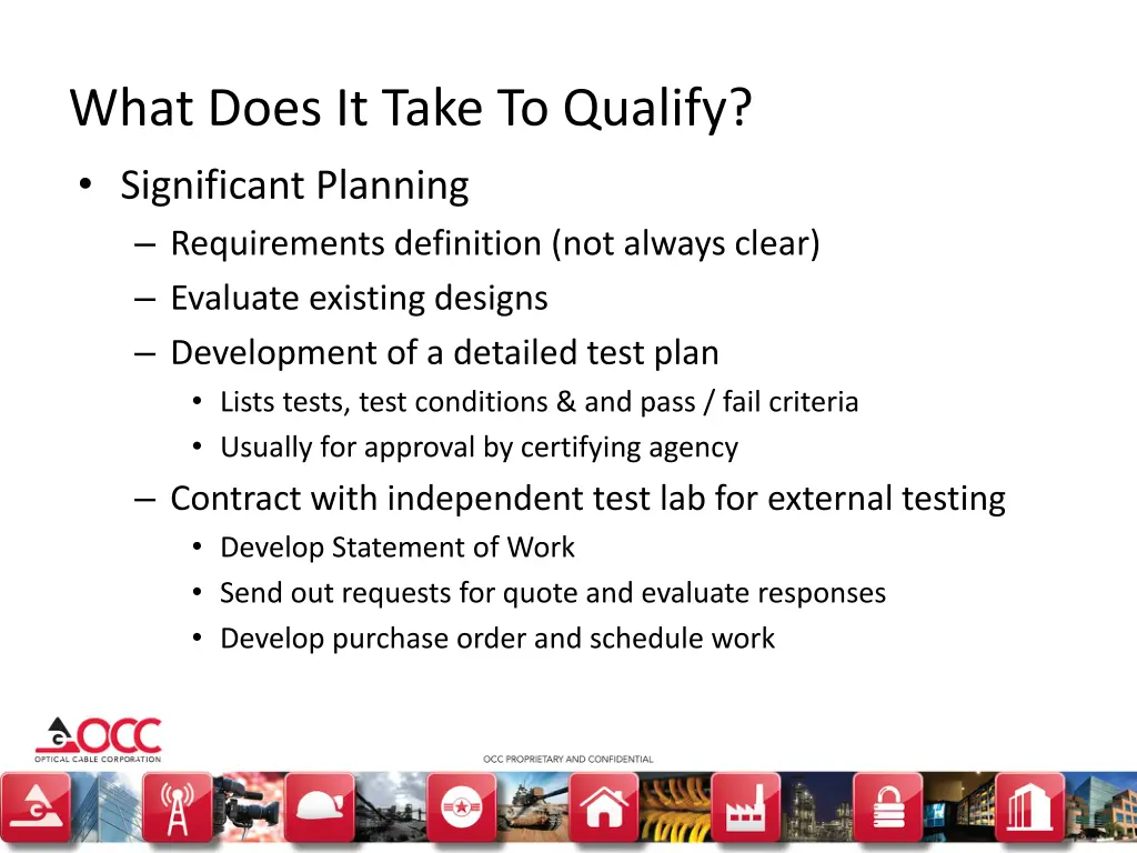 what does it take to qualify significant planning